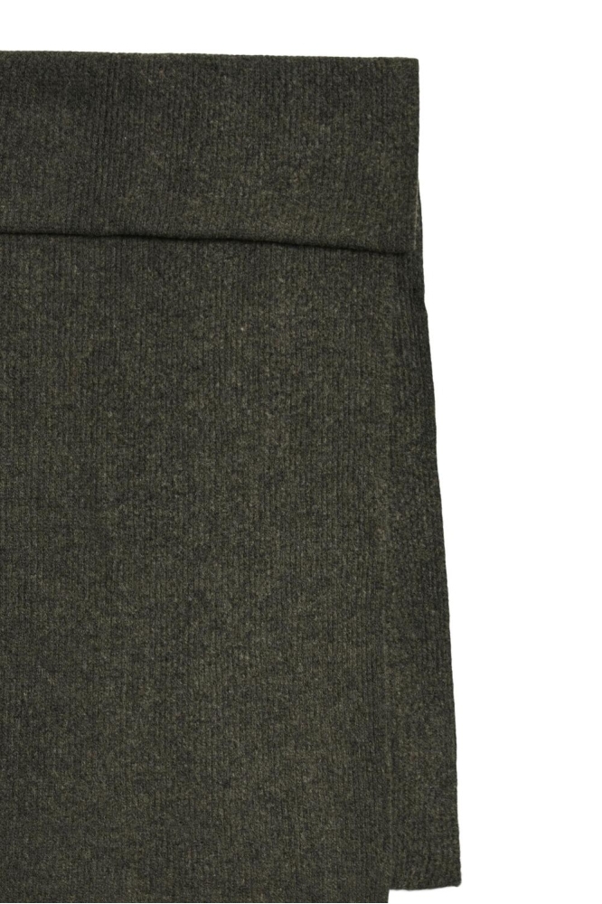 Pieces bruine dames sjaal | Close up