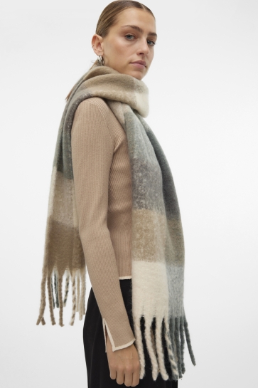 Vero Moda VMIVY LEAGUE SCARF GA NOOS 10269145 BALSAM GREEN