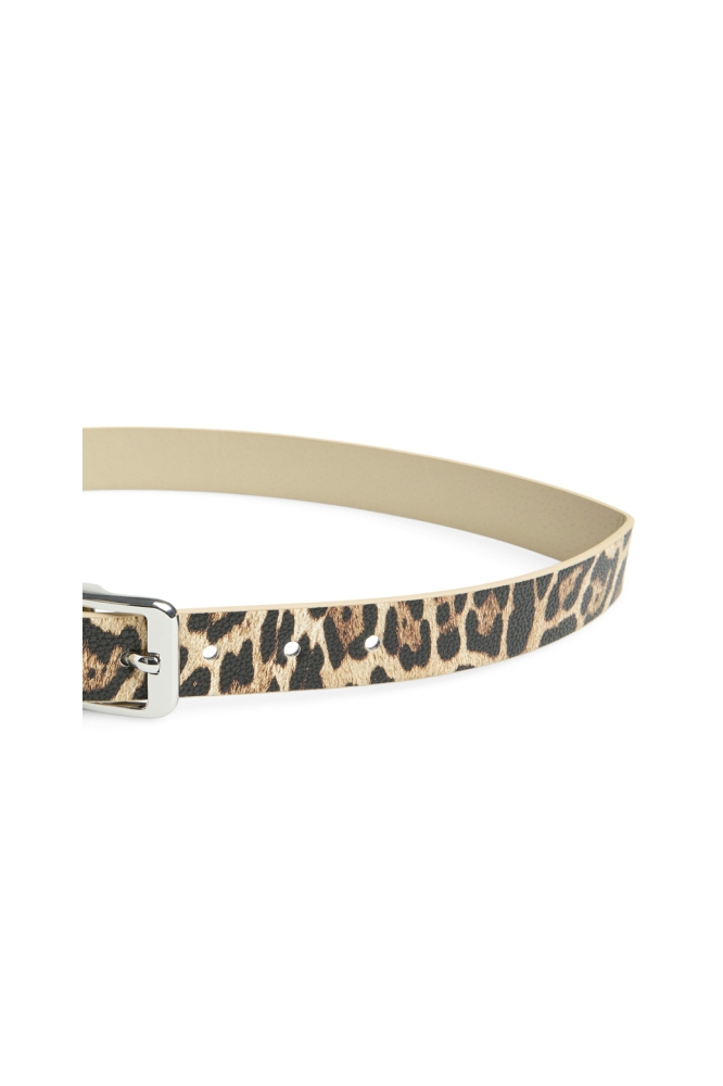 Pieces zwarte dames riem | Close up