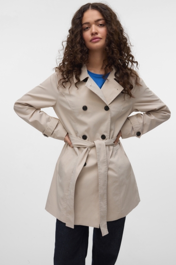 Vero Moda Jas VMCHELSEA OLIVIA TRENCHCOAT NOOS 10329343 Oatmeal