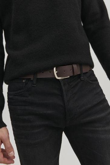 Jack & Jones Accessoire JACHARRY BELT NOOS 12120697 BLACK COFFEE