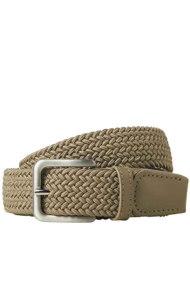 Jack & Jones camel heren riem | Vooraanzicht