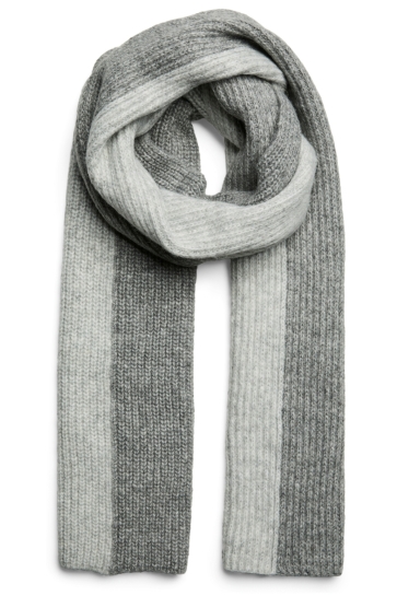 Pieces PCJADEE LONG SCARF BC 17159918 LIGHT GREY MELANGE/CONTRAST