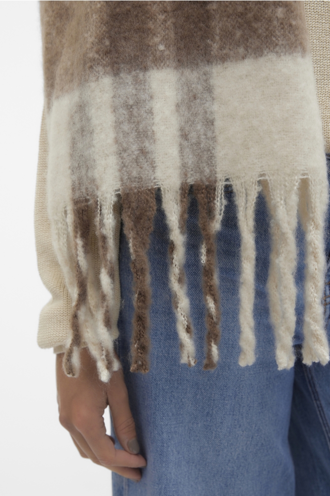 Vero Moda beige dames sjaal | Close up