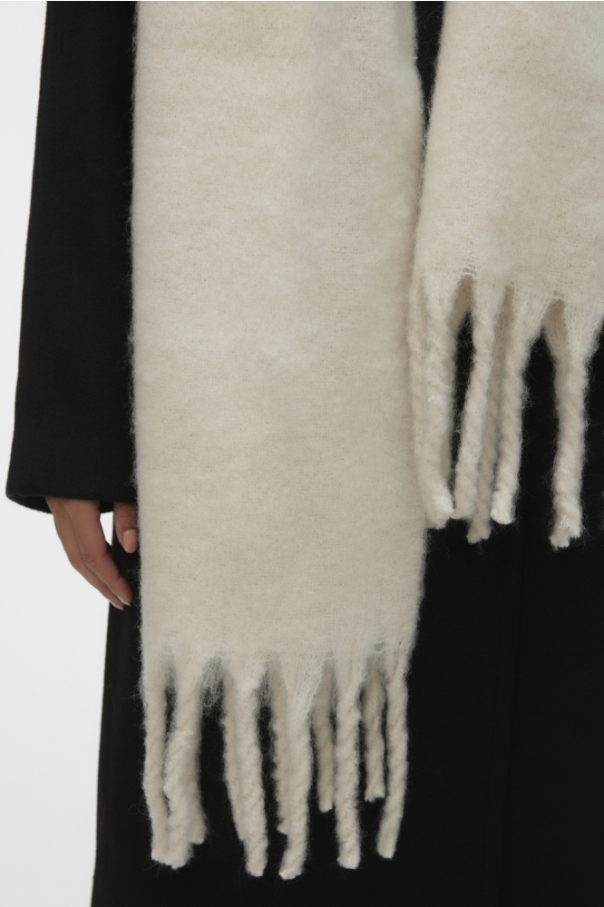 Vero Moda ecru dames sjaal | Close up