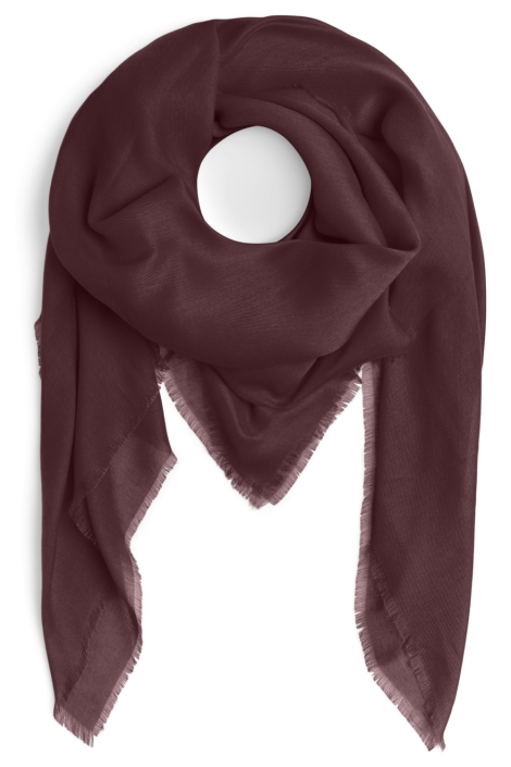 Pieces bordeaux dames sjaal | Vooraanzicht