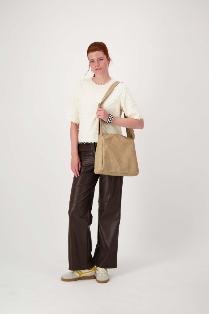 Zusss taupe dames tas | Model
