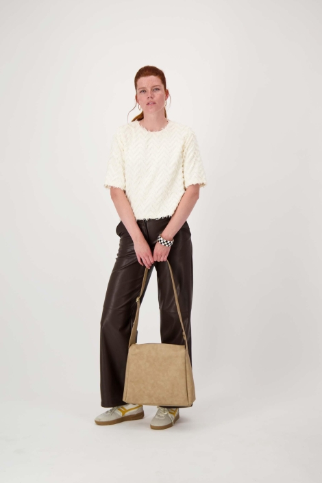 Zusss taupe dames tas | Model
