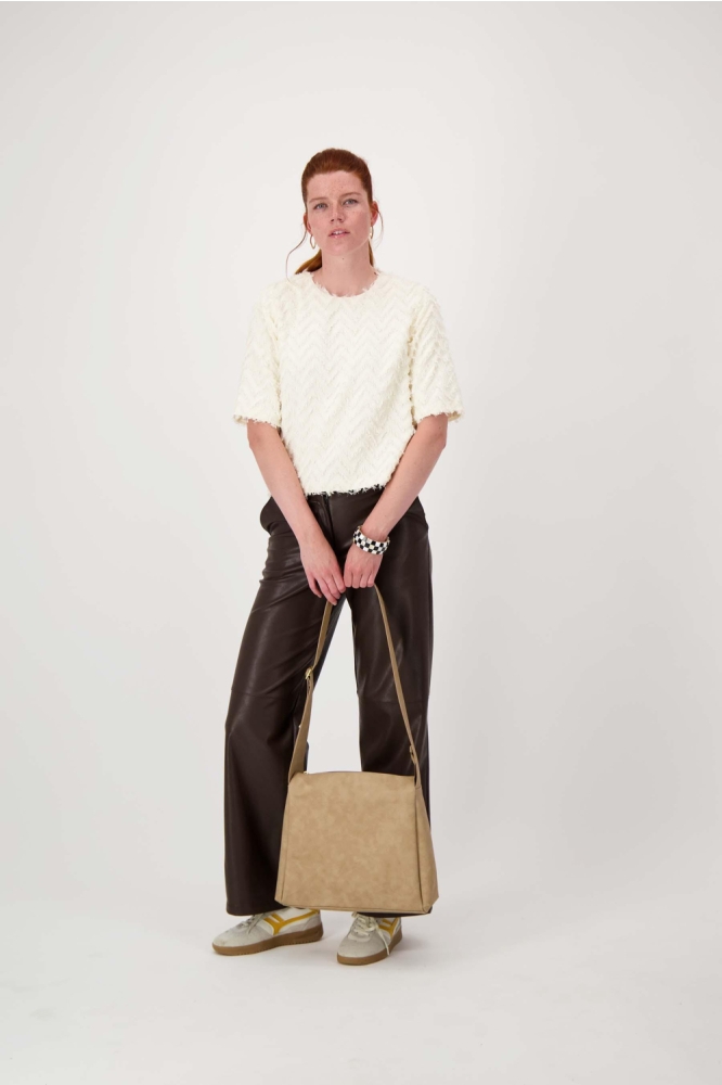 Zusss taupe dames tas | Model