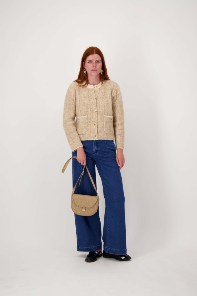 Zusss taupe dames tas | Model