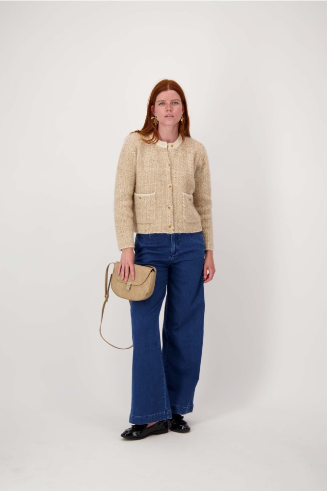 Zusss taupe dames tas | Model