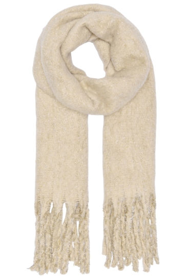 Only ONLZANA GLITTER SOFT SCARF ACC CC 15349860 BISCOTTI/DTM GLITTER