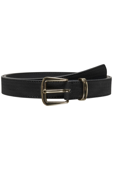 Only Accessoire ONLJULIA NEW FAUX SUEDE JEANS BELT 15283804 Black/LIGHT GOLD