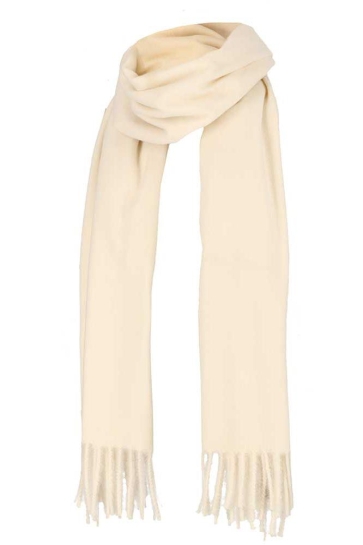 Sarlini Accessoire WOVEN SCARF 000431 00069 WOOLWHITE