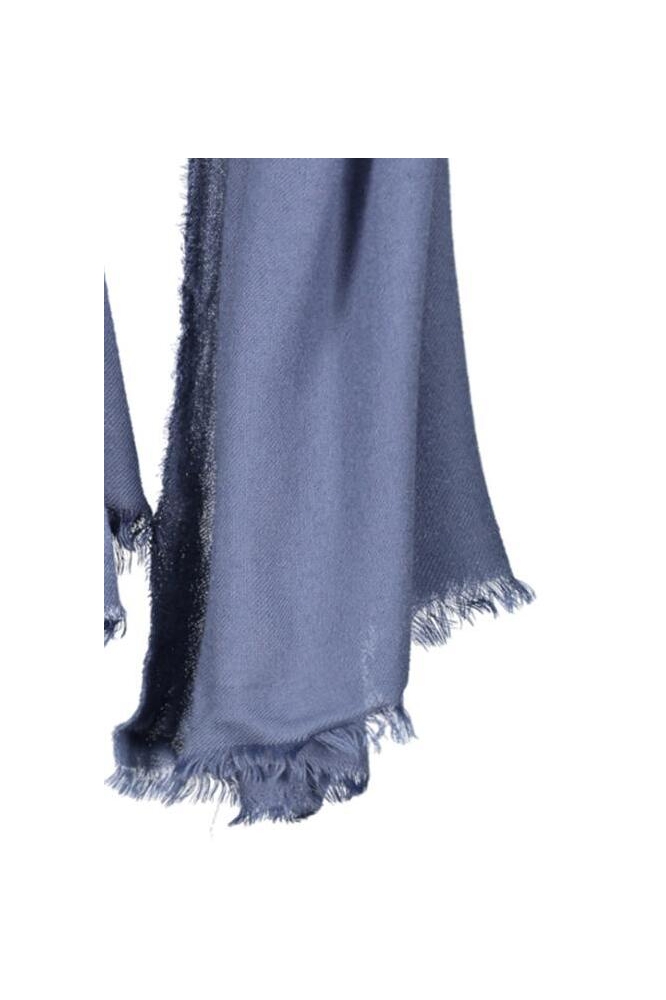 Zusss blauwe dames sjaal | Close up