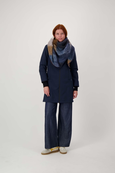 Zusss blauwe dames sjaal | Model