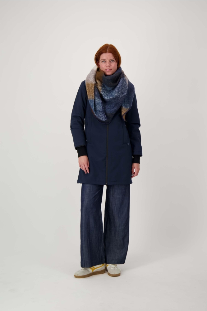 Zusss blauwe dames sjaal | Model