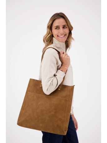 Zusss Accessoire GROTE SHOPPER 0206 003 1507 COGNAC