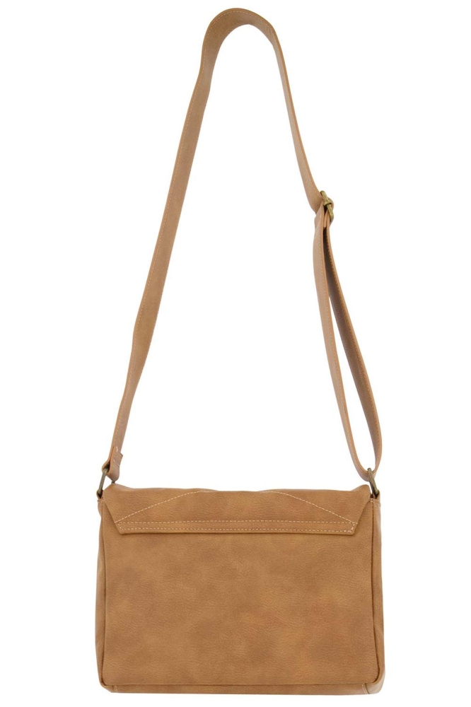 SCHOUDERTASJE MET STIKSELS 0204 021 1507 COGNAC