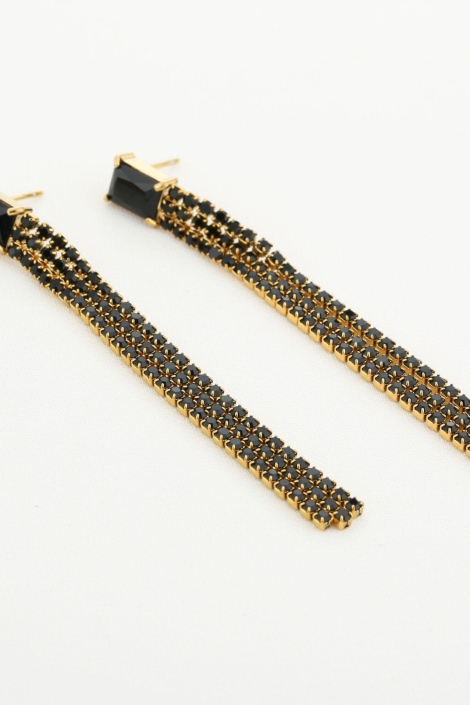 Touch zwarte dames accessoire | Zijaanzicht