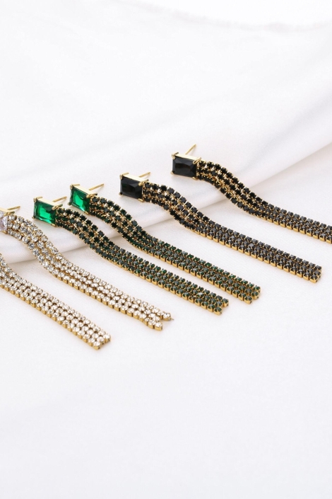 Touch zwarte dames accessoire | Zijaanzicht