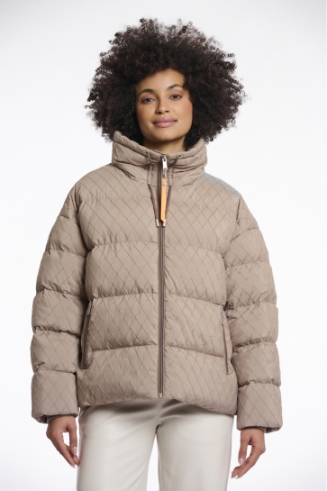 Rino & Pelle AUDRY STRUCTURE PADDED JACKET 7002512 TOFFEE