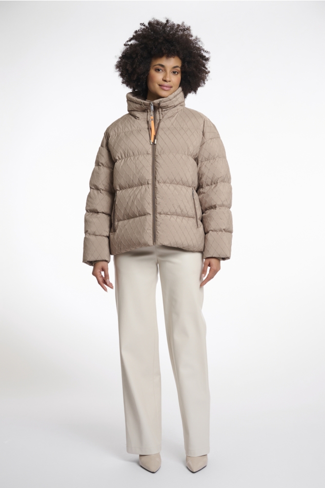 Rino & Pelle camel dames jas | Model
