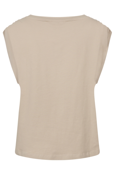 Zoso beige dames t-shirt | Achteraanzicht