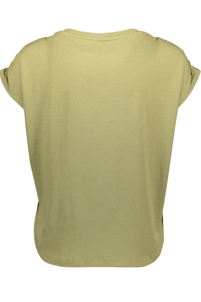 Zoso groene dames t-shirt | Achteraanzicht