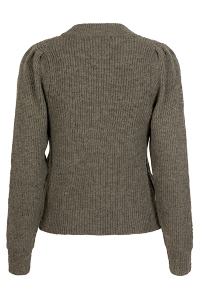 Lofty Manner groene dames vest | Achteraanzicht