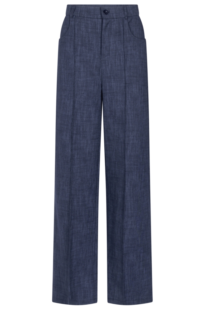 Zoso blauwe dames broek | Vooraanzicht
