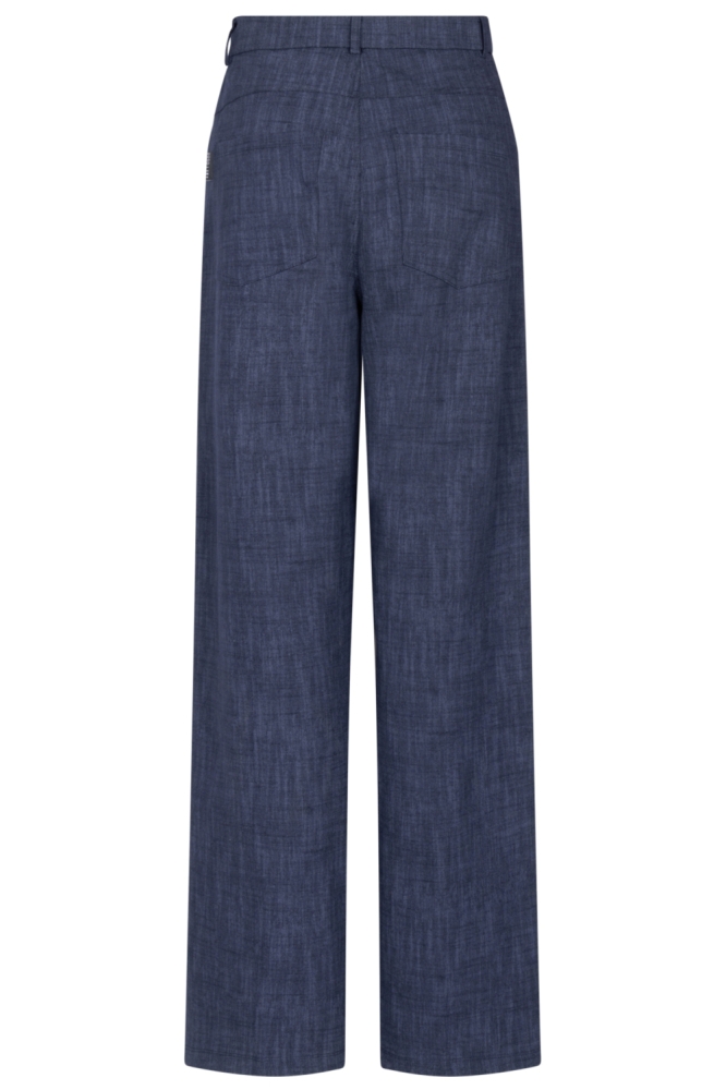 Zoso blauwe dames broek | Achteraanzicht