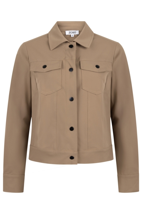 Zoso camel dames jas | Vooraanzicht