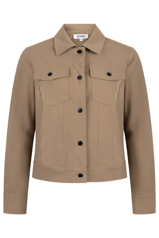 Zoso camel dames jas | Vooraanzicht