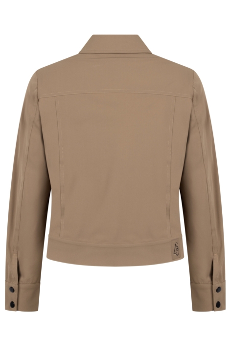Zoso camel dames blouse | Achteraanzicht