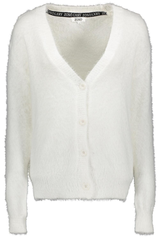 Zoso witte dames vest | Vooraanzicht