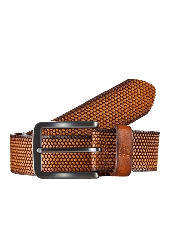 Lerros Accessoire RIEM LEWIS IN BUFFELLEER MET RELIEF 5003009 740