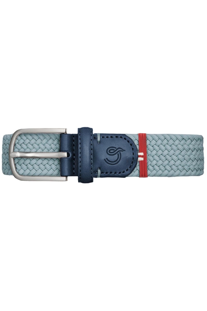 La Boucle blauwe heren riem | Bovenaanzicht