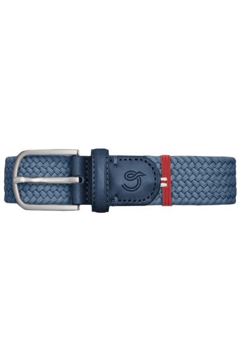 La Boucle blauwe heren riem | Bovenaanzicht