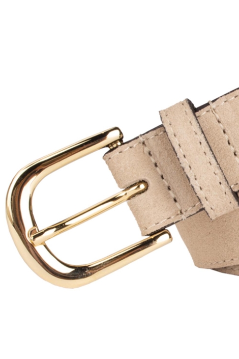 Presly & Sun beige dames riem | Achteraanzicht