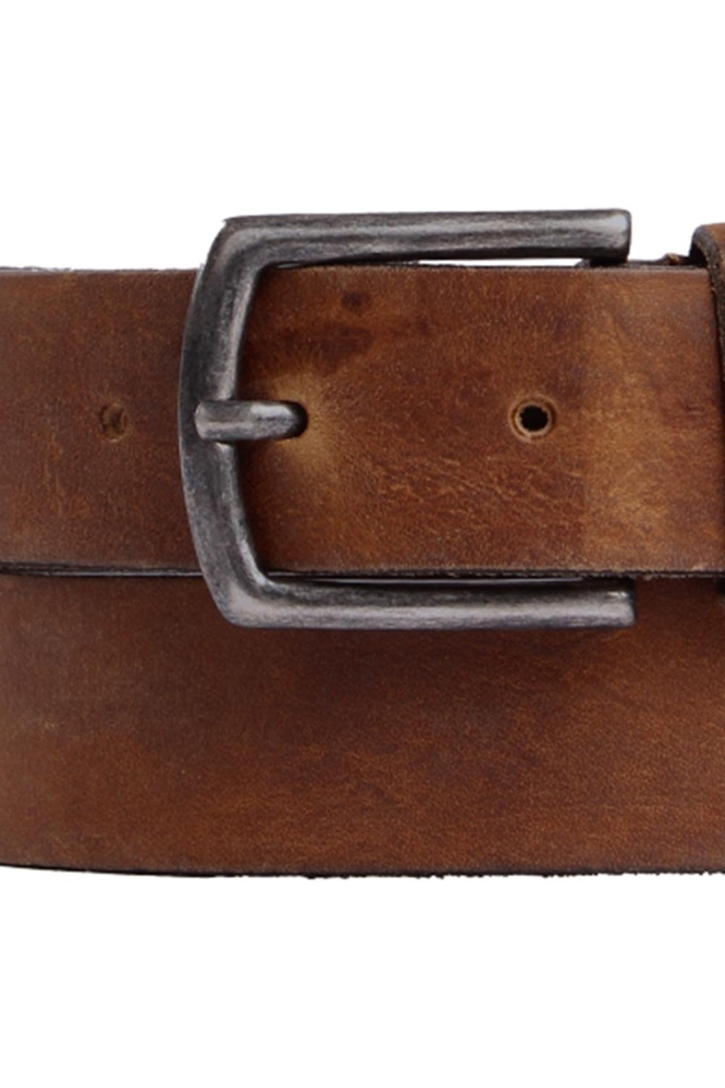 Presly & Sun cognac heren riem | Close up