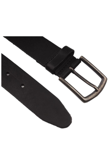 Presly & Sun zwarte heren riem | Close up