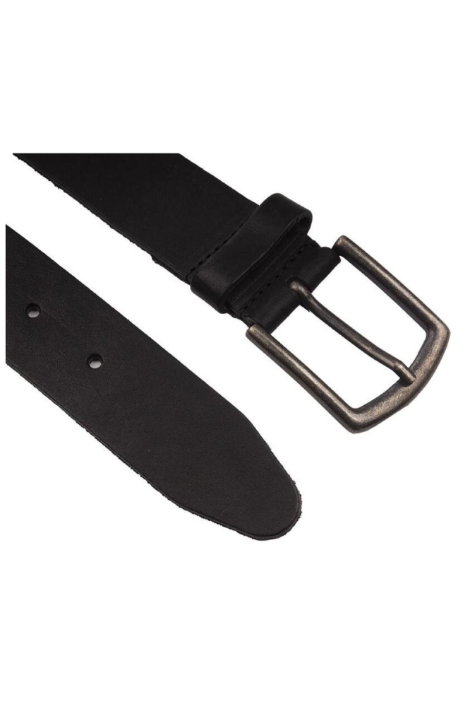 Presly & Sun zwarte heren riem | Close up