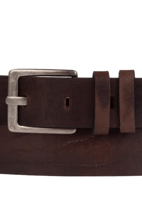 Presly & Sun bruine heren riem | Close up