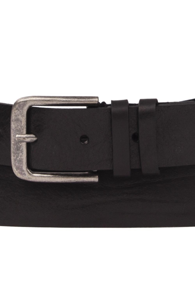 Presly & Sun zwarte heren riem | Achteraanzicht