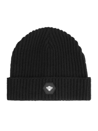 Black Bananas Accessoire CHROMITE BEANIE MENFW22 10 02 BLACK