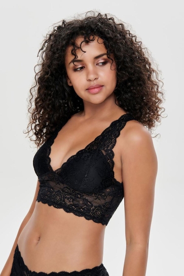 Only Ondergoed onlCHLOE LACE BRA NOOS ACC 15107599 Black