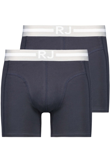RJ Bodywear Ondergoed BREDA BOXERSHORT 2-PACK NAVY
