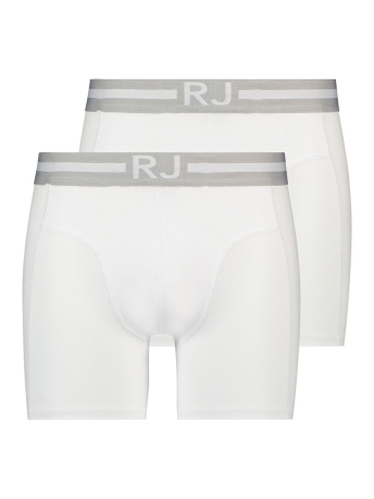 RJ Bodywear Ondergoed BREDA BOXERSHORT 2-PACK WHITE