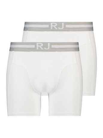 RJ Bodywear Ondergoed BREDA BOXERSHORT 2-PACK WHITE